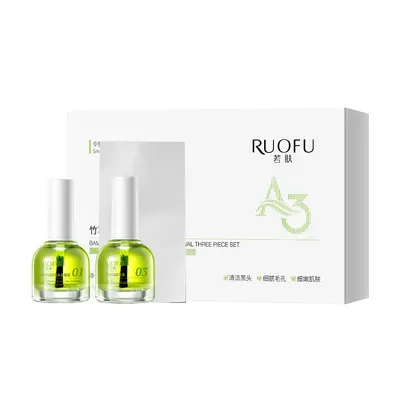 Bamboo Extract Blackhead Nose Strips, 3-Piece Set, Gentle Cleansing - 7