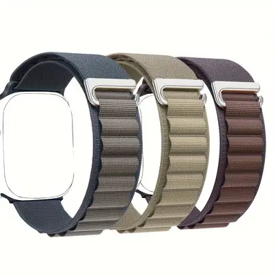 Nylon-Schlaufenarmband mit C-Verschluss für Apple Watch Serie 12/11