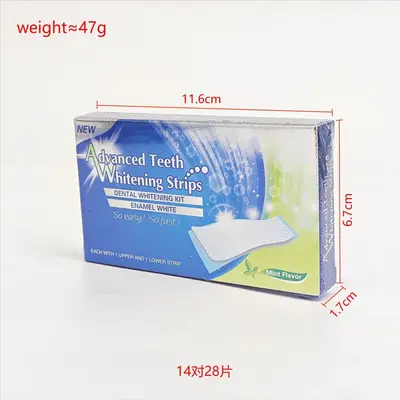 5D Teeth Whitening Strips, Color Correcting - 12