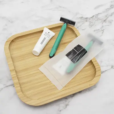 Disposable Hotel Toothbrush and Toothpaste Amenity Set - 11