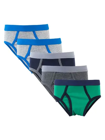 5er-Pack Jungen-Unterhosen, 100% Baumwolle