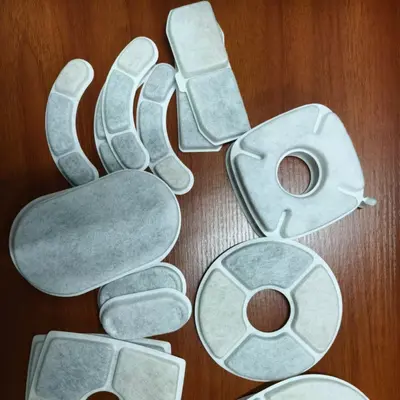圆形配海棉滤芯椰壳活性炭过滤棉猫咪喷泉不锈钢自动饮水机饮水器
