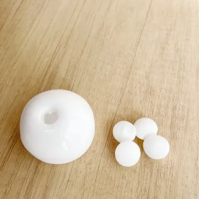 Milk-white TPR squeeze ball, DIY, noisy - 9