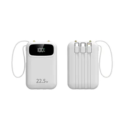 Çapraz Sınır 3C Sertifikalı Entegre Kablolu Hızlı Şarj Powerbank 20000mAh Ultra Yüksek Kapasiteli Taşınabilir Şarj Cihazı Özelleştirilebilir - 8