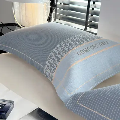 Pure Cotton Gauze Pillowcase, Set of 2, Protects Against Hair Oil - 7