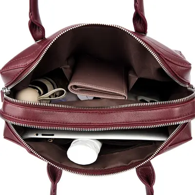 Damen-Handtaschen-Set 2026, groß, Mutter-Kind-Design, Umhängetasche - 5