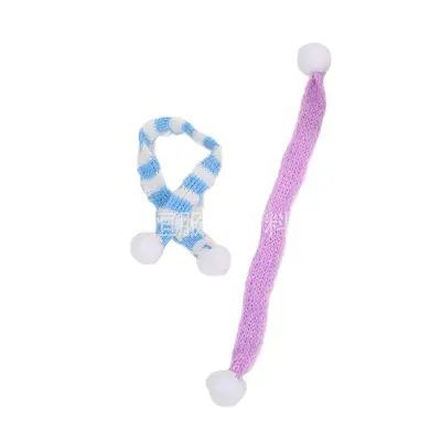 Mini iplik eşarp oyuncak dekorasyon küçük sarı ördek boyun ısıtıcı Noel Sonbahar Ortası Festivali çocuk çantası kolye stokta - 5