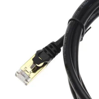 CAT6A SFTP Double-Shielded Patch Cable, Pure Copper Multi-Strand, Gigabit Super Category 6 - 7
