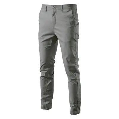 Men's Casual Cotton Long Pants, 2024 Autumn Winter, Breathable, Youth Business Style - 13