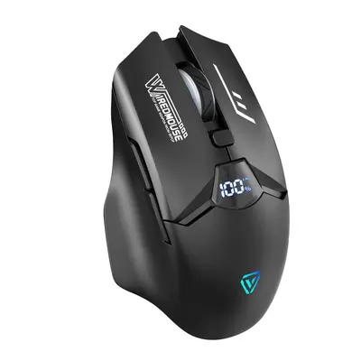 Stok Mevcut Kablosuz Bluetooth Çift Mod Şarjlı Fare Sessiz Oyun Akıllı Ekran Göstergeli Bilgisayar Monitörü Faresi Çapraz Sınır