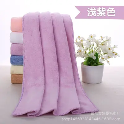 Üretici toptan fiber kalınlaştırılmış temizlik havlusu bez su emici dökülmez baskı reklam temizlik hızlı kuruyan araba silme havlusu - 13