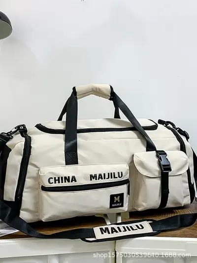Große Sportreisetasche mit Nass-Trocken-Trennung und Yoga-Fach - 9