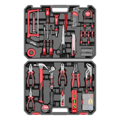 德力西电气工具箱一整套家用工具套装家庭维修组合全套锂电钻套装 - 6