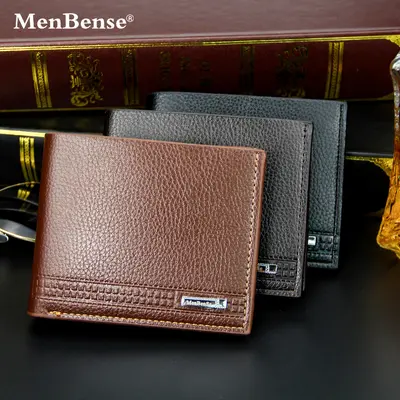 Men's Wallet with Large Capacity Coin Compartment for Daily Use