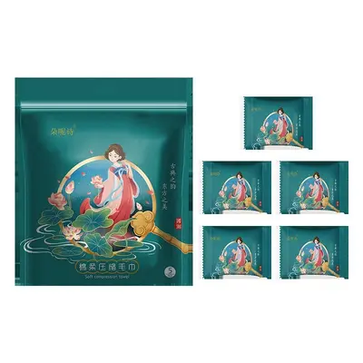 Guochao sıkıştırılmış havlu, ekstra büyük ve kalınlaştırılmış tek kullanımlık banyo havlusu, ayrı ayrı paketlenmiş sıkıştırılmış büyük yüz havlusu, temizleme havlusu - 6