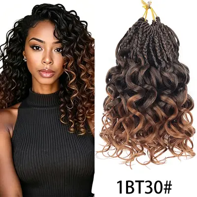 African Dreadlock Crochet Hair, Curly Synthetic Braiding Hair - 11