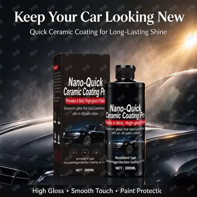 Nano Ceramic Coating Car Paint Protection Concentrate Set - 3