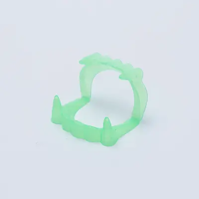 Halloween Light-Up Finger Teeth and Zombie Nails Costume Accessory - 7