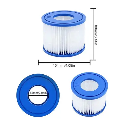 Pool Filter Cartridge for Bestway Type VI Pump, Compatible with Lay-Z-Spa Miami