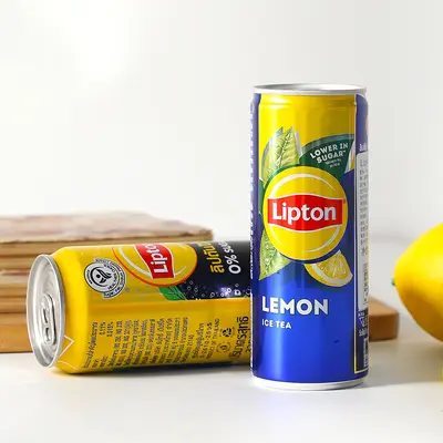 Lipton Böğürtlen Limonlu Gazlı İçecek, 330 ml Ferahlatıcı Meyveli Soda - 3