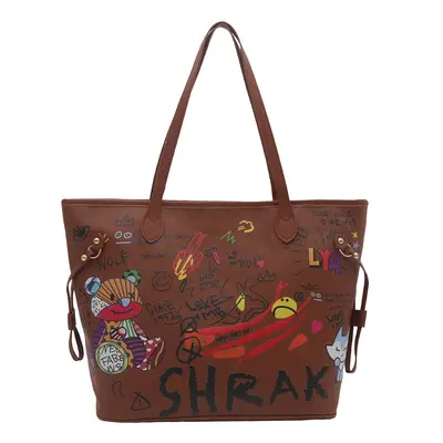 Minimal vintage kadın tote çanta - 6
