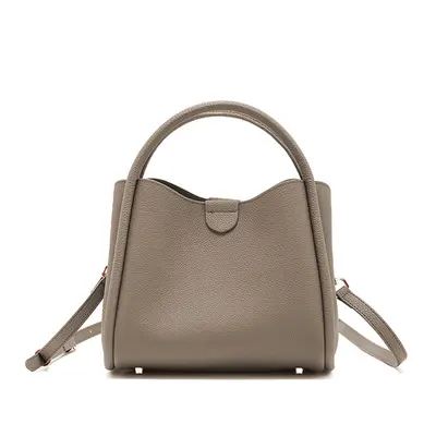 Soft Calfskin Bucket Bag, Large Capacity, Everyday Shoulder Bag - 7