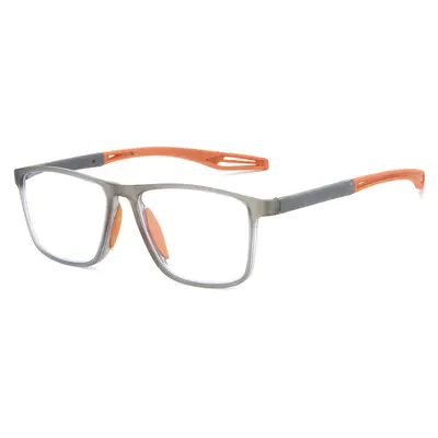 Square Frame Sports Reading Glasses with Blue Light Filter