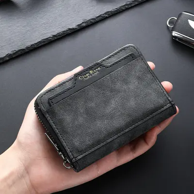 Portable Men's Retro Wallet with Card and Driver's License Holder