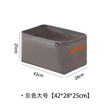 Foldable steel ring fabric storage box - 10