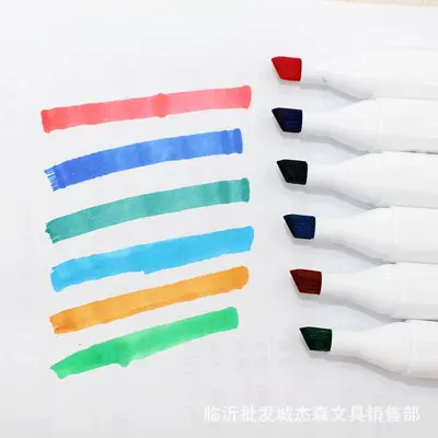 Chenyun 811 Serie Set mit 48 Farben, Dual-Tip-Marker und Aquarellstifte - 4