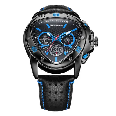 Men's Waterproof Quartz Watch Silicone Strap - 9