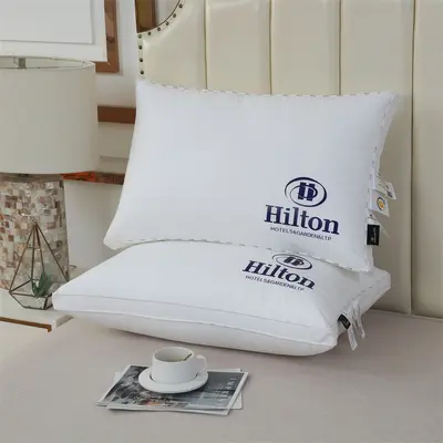 Pamuklu otel yastığı, üç koruma, su ve yağ geçirmez, tek kişilik