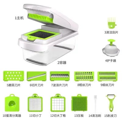 Kitchen vegetable cutter drum type, multifunctional - 10