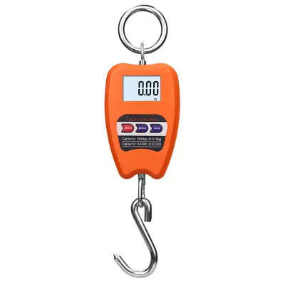 Elektronik kanca ölçeği 200 kg taşınabilir el ölçeği küçük elektronik tartı el kanca ölçeği - 6