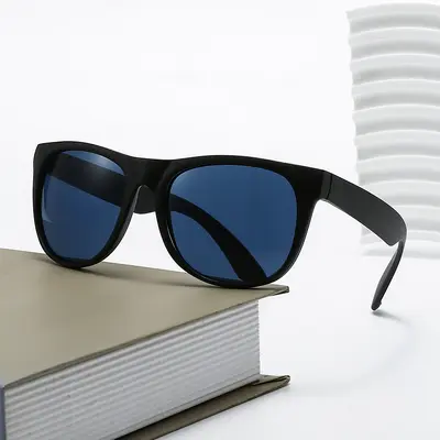 Men's Thick-Frame Beach Sunglasses, PP Material, Logo Printing Available - 1