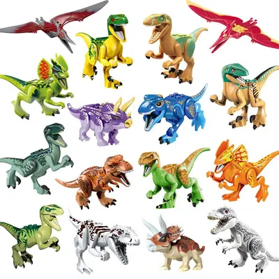 Dinosaur Building Block Set, 16, 18 and 20 Styles, YG77001 Series - 6