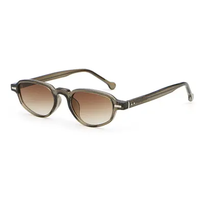Retro Small Frame Oval Cat-Eye Sunglasses, UV Protection - 9