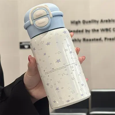 Pipetli Termos Bardak 2025 Öğrenci Okul Kullanımı için