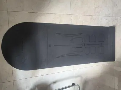 TPE yoga matı, pozisyon işaretli, karın egzersizi - 8