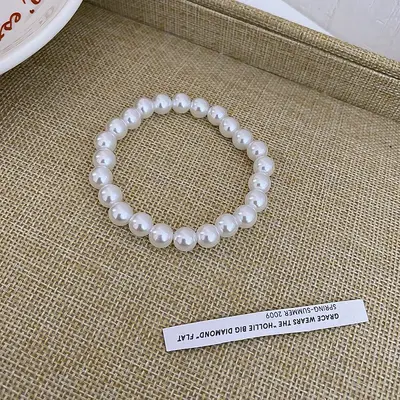 İnci bilezik, T-şekli toka, Fransız moda tasarımı - 13