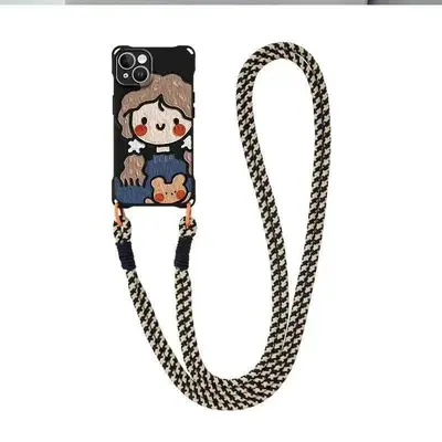 Apple 16 Pro Max crossbody strap case, iPhone 13 compatible - 7