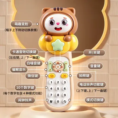 Sound and light bilingual remote control toy