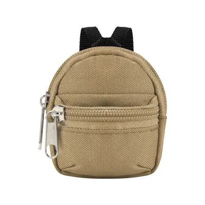 Mini Zipper Coin Purse and Backpack Keychain - 7