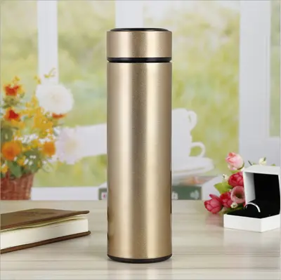 Stainless Steel Double-Wall Frosted Insulated Cup with Engraved Logo - 12