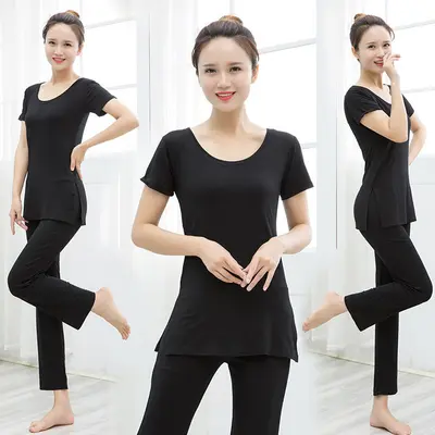 Women's Modal Yoga Sportswear Set for Beginners - 4