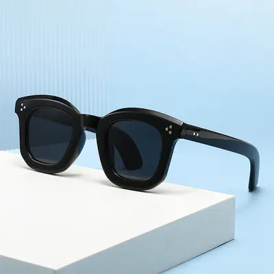 Square Frame Fashion Sunglasses, Unisex High-End Look - 4
