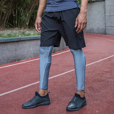 Herren-Kompressionshose, schnelltrocknend, für Basketball und Fitness