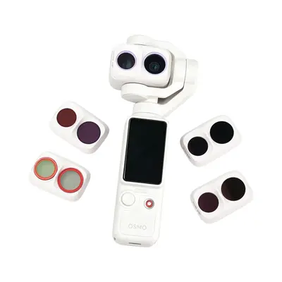 DJI Pocket 4P için filtre seti: CPL polarize ve UV koruma filtresi