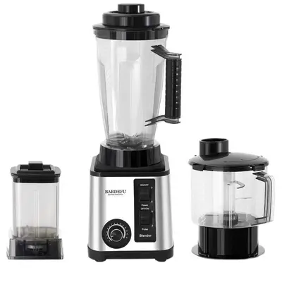 4L Standmixer, 8-in-1, Edelstahl, Eiszerkleiner - 6