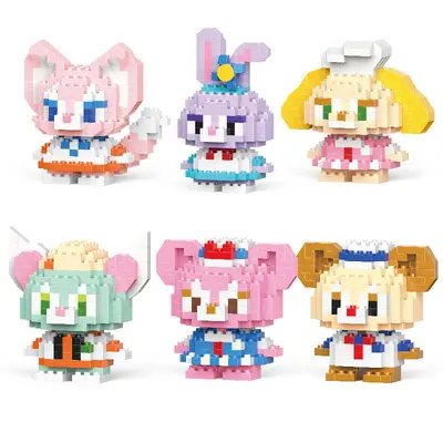Cartoon Character Micro Building Blocks - 12
